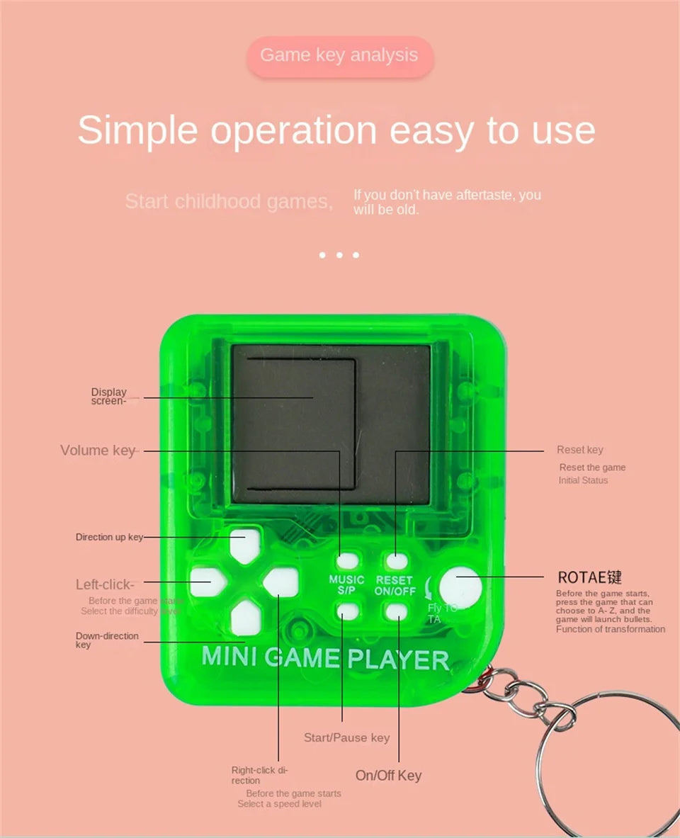 GAMINJA – Console de Jeu Rétro Mini Portable - BLACKBEARD OUTDOOR INDUSTRIES