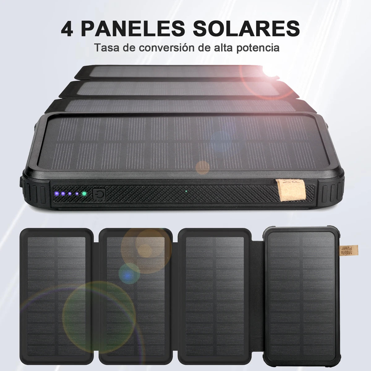 Chargeur Solaire Portable 20 000mAh – Idéal pour l’Extérieur - BLACKBEARD OUTDOOR INDUSTRIES