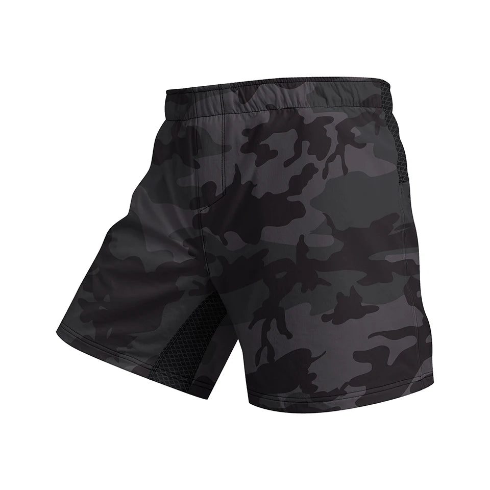 Ensemble T-shirt Rashguard Jiu Jitsu No Gi + Shorts MMA – Compression et Confort pour Hommes, Idéal pour Boxe, Jiu Jitsu, Kickboxing, Muay Thai - BLACKBEARD OUTDOOR INDUSTRIES