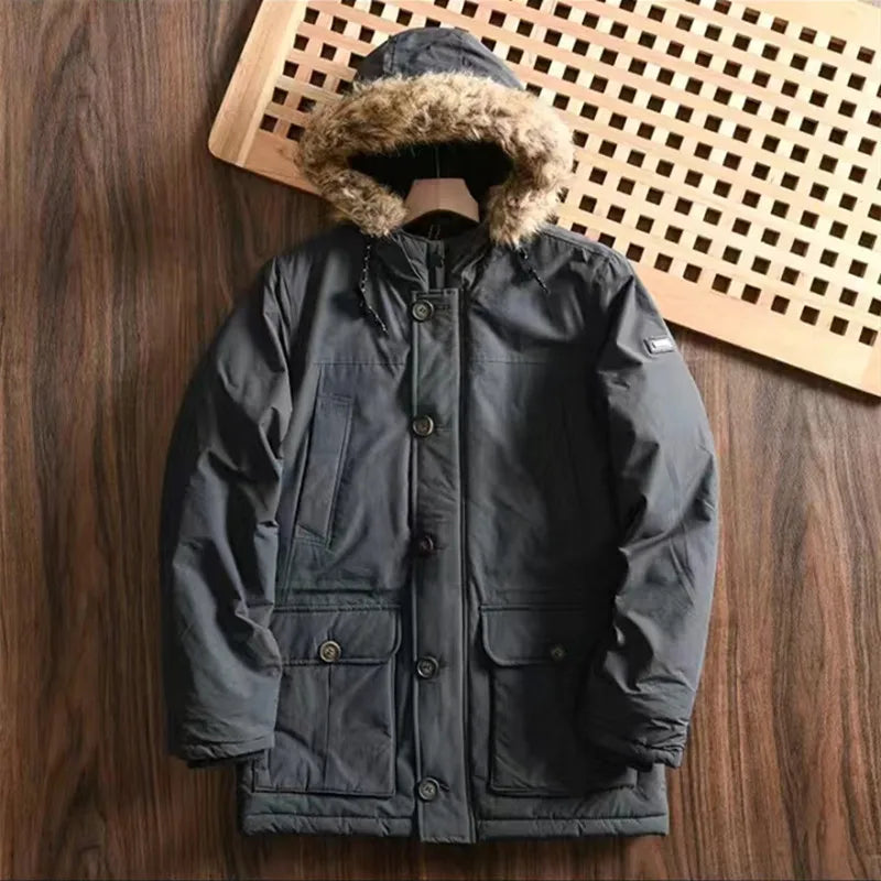 Manteau Long M65 Tooling Outdoor Homme et Femme Imperméable, Coupe-Vent, Ultra Chaud, Avec Capuche — Spécial Hiver - BLACKBEARD OUTDOOR INDUSTRIES