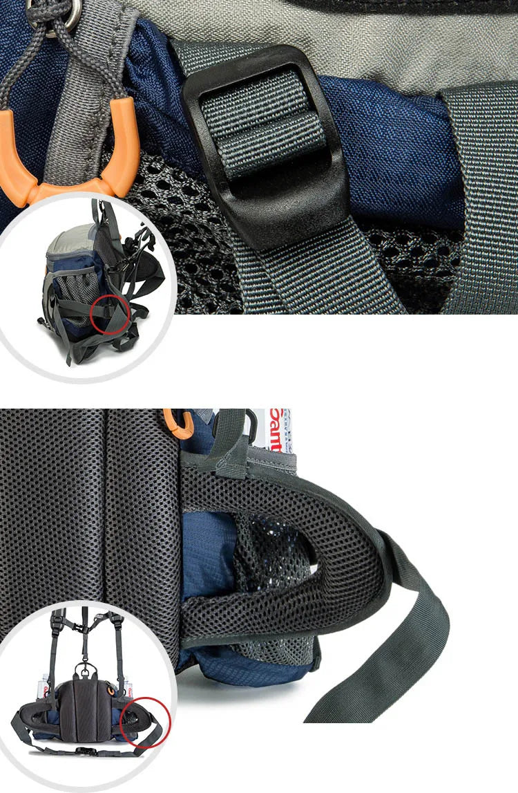 Sac à Taille de Sport Outdoor – Sac à Dos de Cyclisme, Randonnée et Camping avec Porte-bouteilles, Sangle Détachable – Sac Bandoulière Multifonction pour Homme - BLACKBEARD OUTDOOR INDUSTRIES