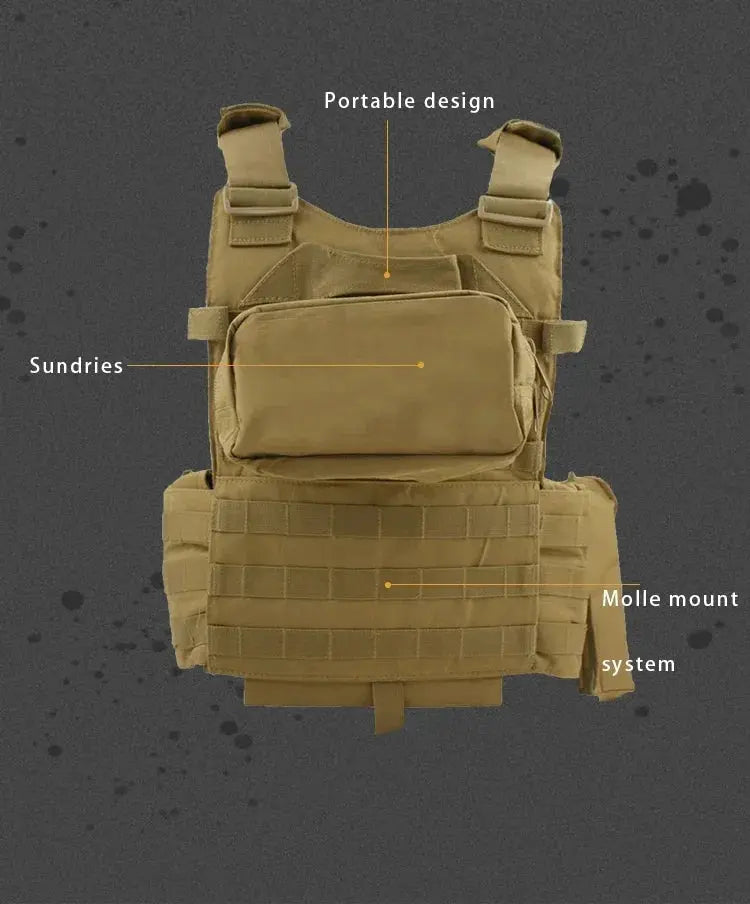 Gilet Tactique 6094 – Porte-Plaques MOLLE Militaire Ma boutique