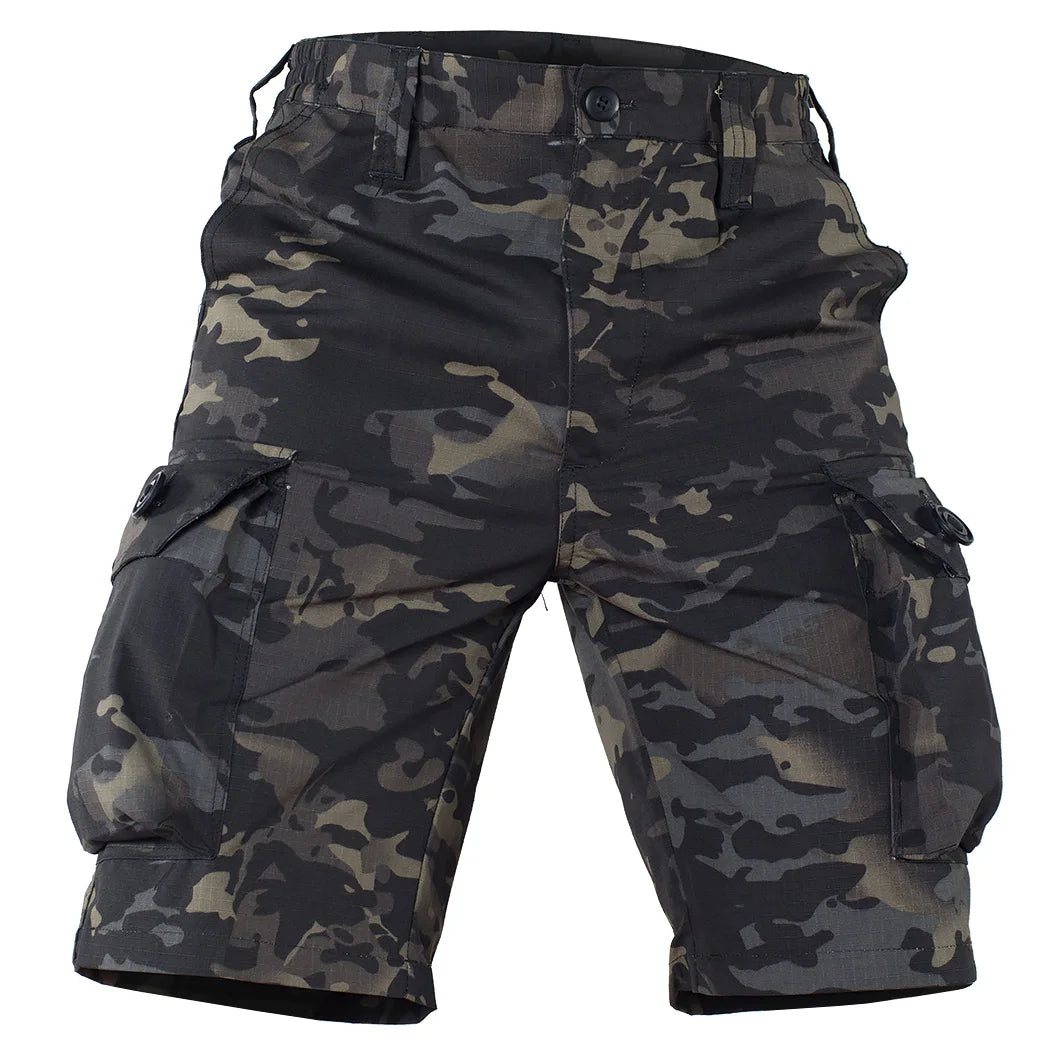 Shorts Tactiques – Cargo Résistants Multi-Poches pour Randonnée, Trekking et Activités Outdoor Estivales - BLACKBEARD OUTDOOR INDUSTRIES