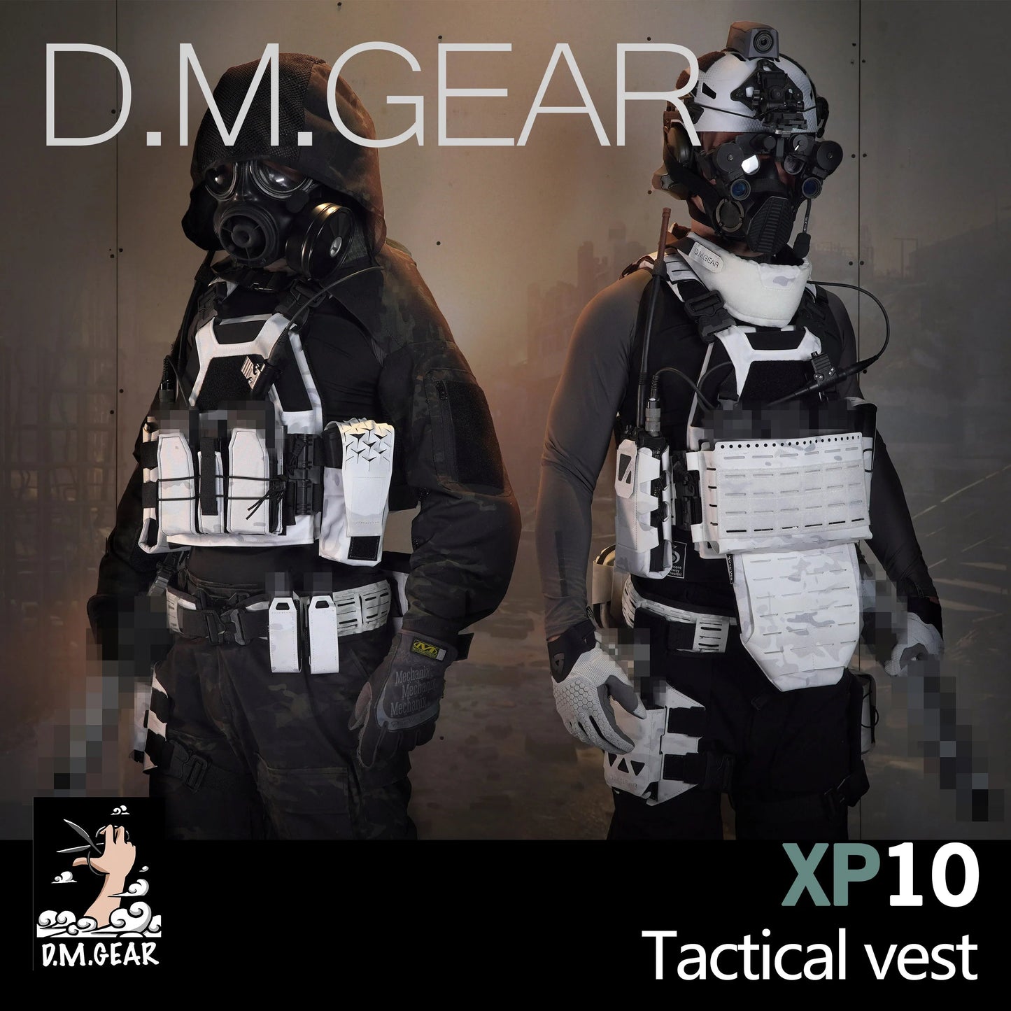 DMGear XP10 – Gilet Tactique Réglable à Dégagement Rapide Ma boutique