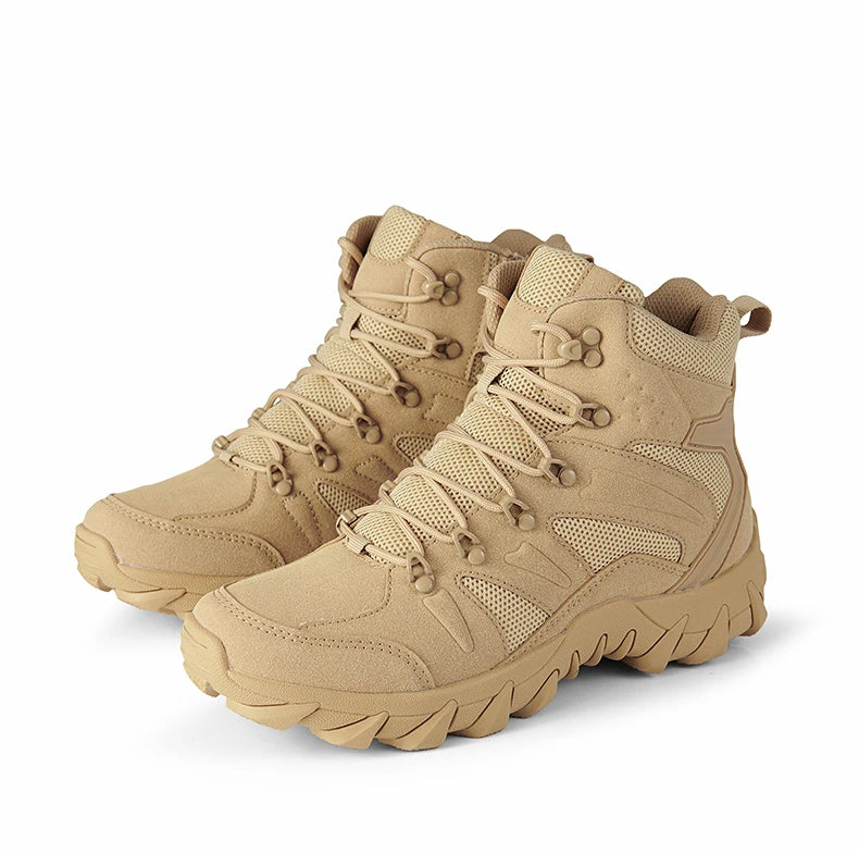 Bottes de Combat Tactiques Améliorées pour Homme - Chaussures de Randonnée Résistantes et Respirantes BLACKBEARD OUTDOOR INDUSTRIES
