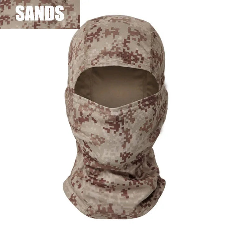 Masque Balaclava Tactique Multicam - Masque Complet de Protection du Visage, Chapeau de Cyclisme et Chasse, Camouflage, Écharpe Balaclava - BLACKBEARD OUTDOOR INDUSTRIES