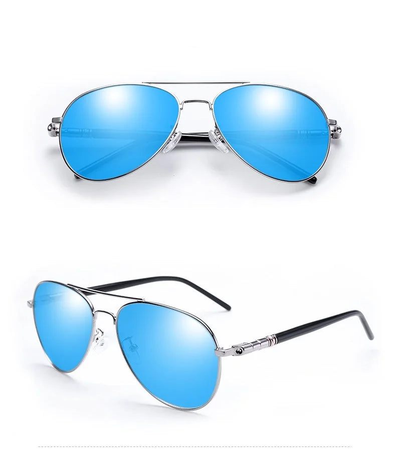 Lunettes de Soleil Polarisées VABBON – UV400 – Unisexe – Style Aviateur – Verres Miroirs Anti-Éblouissement - BLACKBEARD OUTDOOR INDUSTRIES