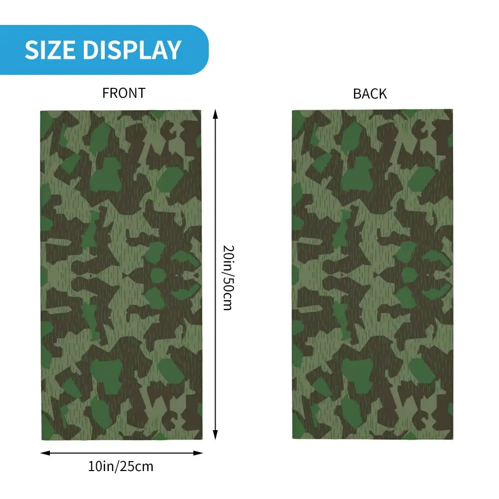 Tiger Stripe Camo – Bandeau Tour de Cou Hiver Multifonction pour Hommes et Femmes | Parfait pour Randonnée, Cyclisme, Sports Outdoor et Usage Quotidien - BLACKBEARD OUTDOOR INDUSTRIES