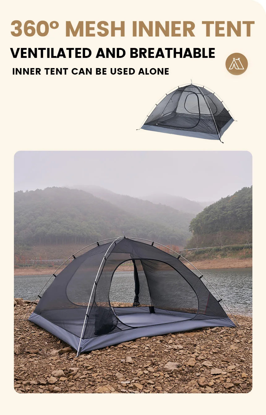 MOBI GARDEN Tente de Trekking pour Camping et Randonnée - 3/4 Personnes - BLACKBEARD OUTDOOR INDUSTRIES