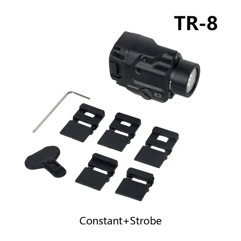 Lampe Tactique TR1 – 1000 Lumens | Stroboscope | Montage Rail 20mm | Pour GLOCK 17, Airsoft, Chasse, Tir, Sécurité Ma boutique