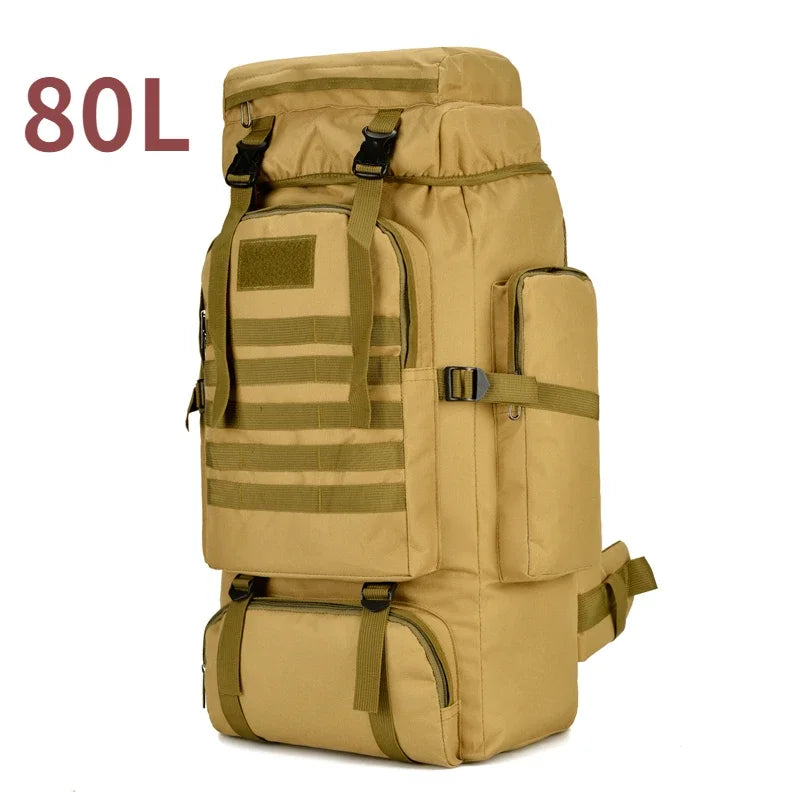 Sac à Dos Tactique 80L / 100L – Grand Volume pour Randonnée, Camping & Trekking - BLACKBEARD OUTDOOR INDUSTRIES