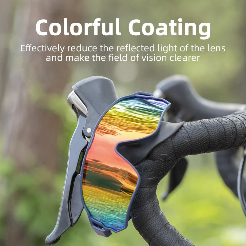 ROCKBROS Lunettes de Vélo Polarisées UV400 – Protection Solaire, Ultra-légères, Grand Cadre MTB & Route - BLACKBEARD OUTDOOR INDUSTRIES