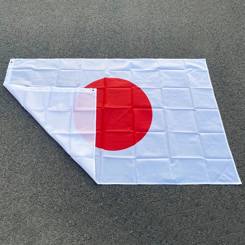 Drapeau National du Japon – 3x5 Pieds (90x150 cm) – Bannière de Haute Qualité en Polyester – Décoration Intérieure et Extérieure – Sans Mât BLACKBEARD OUTDOOR INDUSTRIES