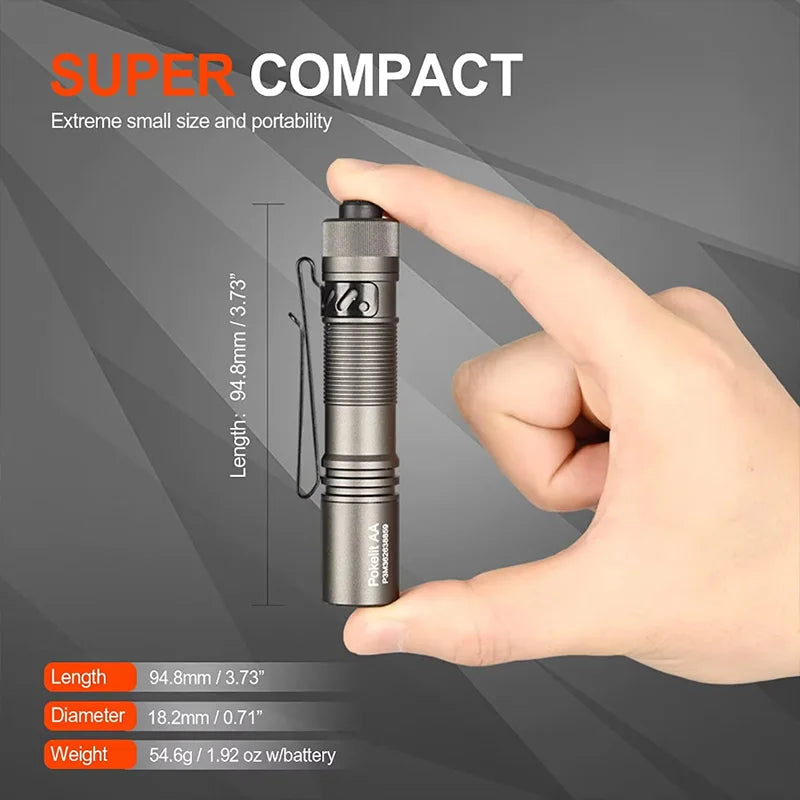 ACEBEAM pokelit AA 14500 flashlight AA torch 950 lumen Ma boutique