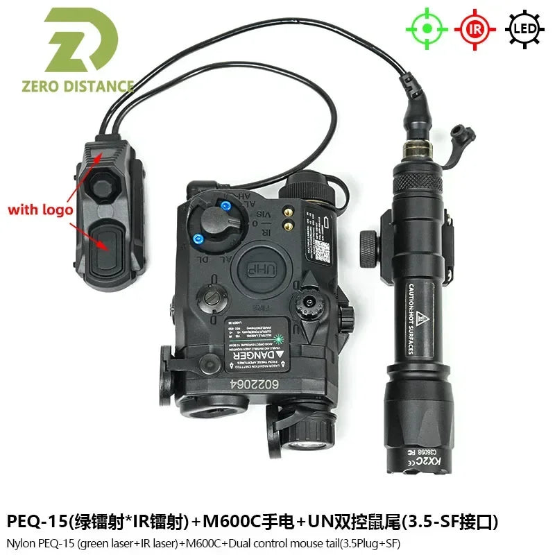 Tactical PEQ15 IR Fill Light/IR Laser et lampe de poche M600C Ma boutique