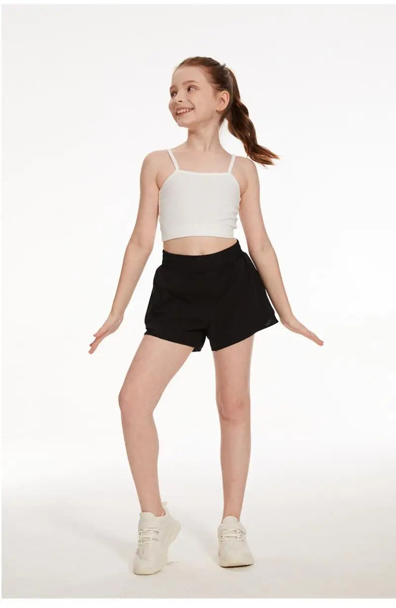 short de sport fille polyester Drytech Ma boutique