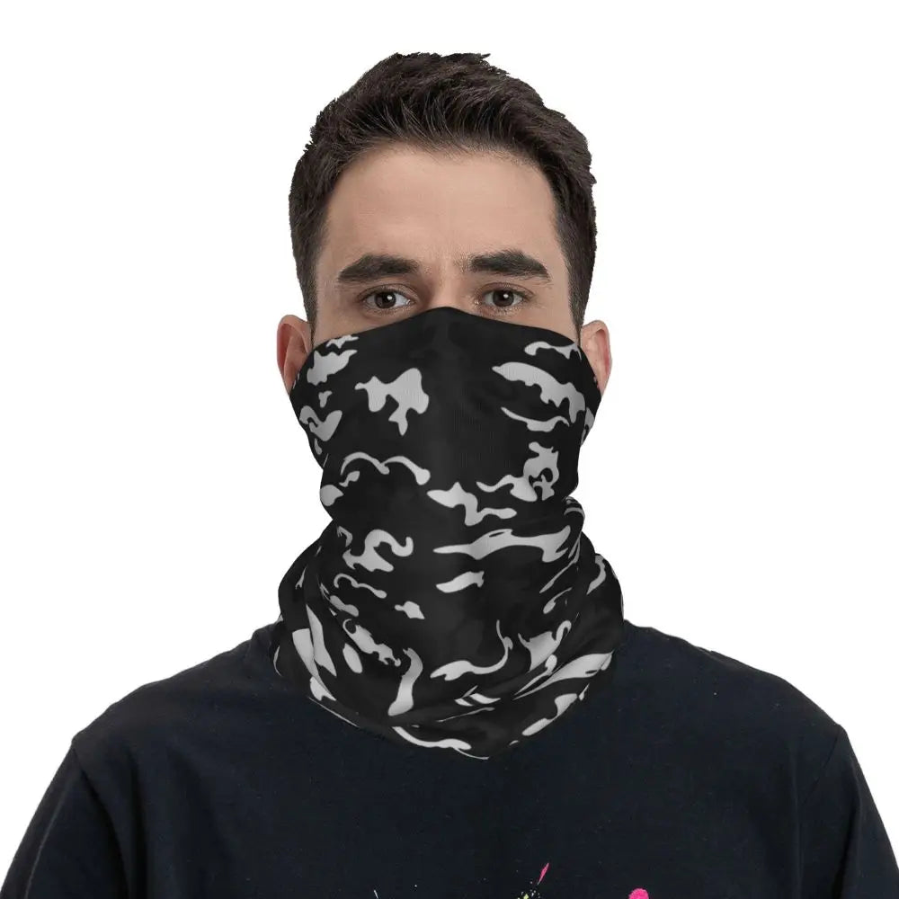 Tiger Stripe Camo – Bandeau Tour de Cou Hiver Multifonction pour Hommes et Femmes | Parfait pour Randonnée, Cyclisme, Sports Outdoor et Usage Quotidien - BLACKBEARD OUTDOOR INDUSTRIES