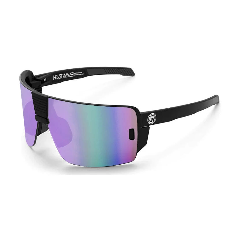 Lunettes de Soleil Sport AOZE Heat Wave – Unisexe – UV400 – Effet Miroir – Style Rectangulaire Oversize - BLACKBEARD OUTDOOR INDUSTRIES