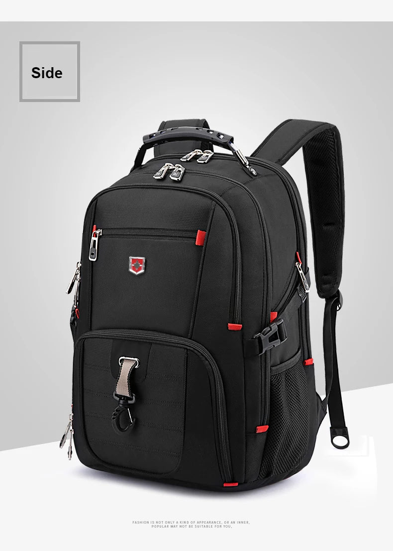 Sac à Dos Imperméable 20 pouces avec Port USB – Sac École et Voyage Antivol Unisexe à Haute Capacité - BLACKBEARD OUTDOOR INDUSTRIES