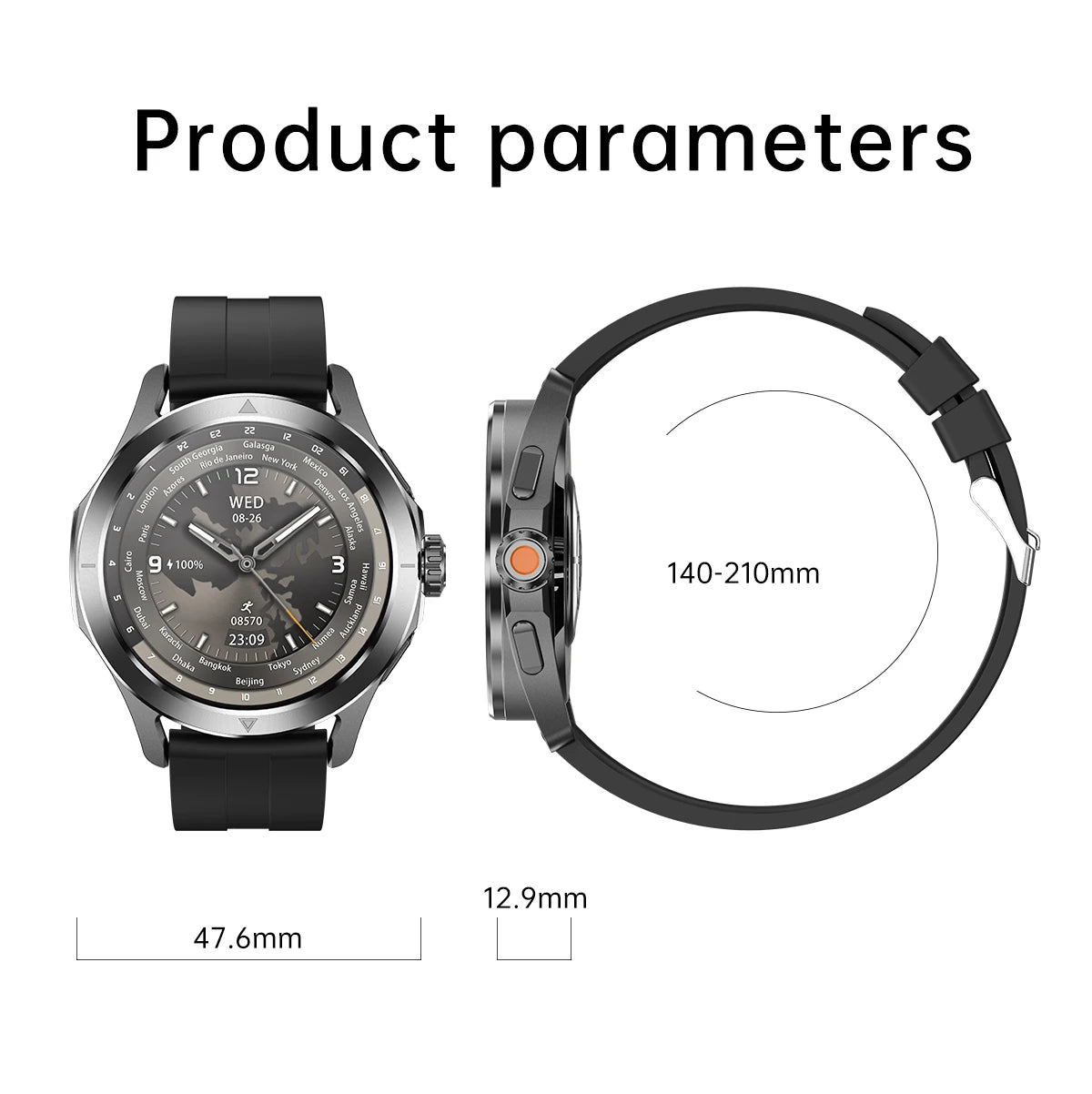 Xiaomi S4 Ultra – Montre Connectée Sport Outdoor avec GPS, NFC, Écran AMOLED, Appels Bluetooth, Suivi Santé Complet - BLACKBEARD OUTDOOR INDUSTRIES