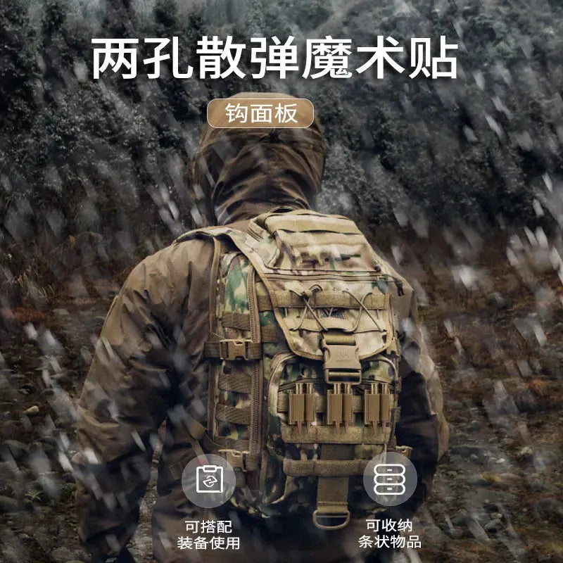 Porte-Munitions Tactique 2 Coups – Patch Adhésif MOLLE pour Crosse / Gilet Ma boutique