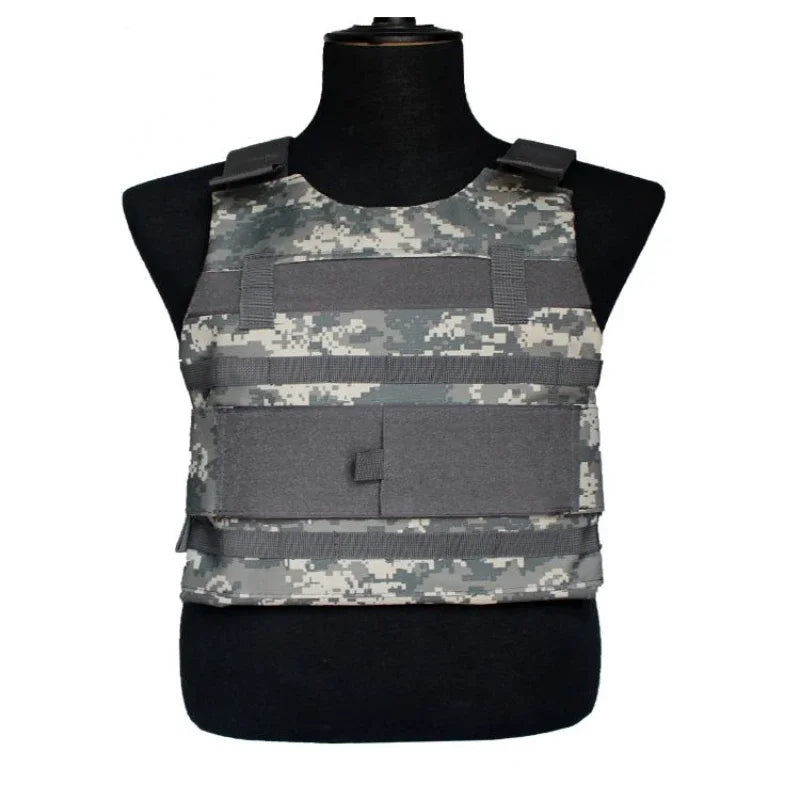 Gilet Tactique Camouflage Noir - Gilet Multifuntionnel de Sports et Entraînement, Idéal pour la Chasse et les Activités de Terrain BLACKBEARD OUTDOOR INDUSTRIES