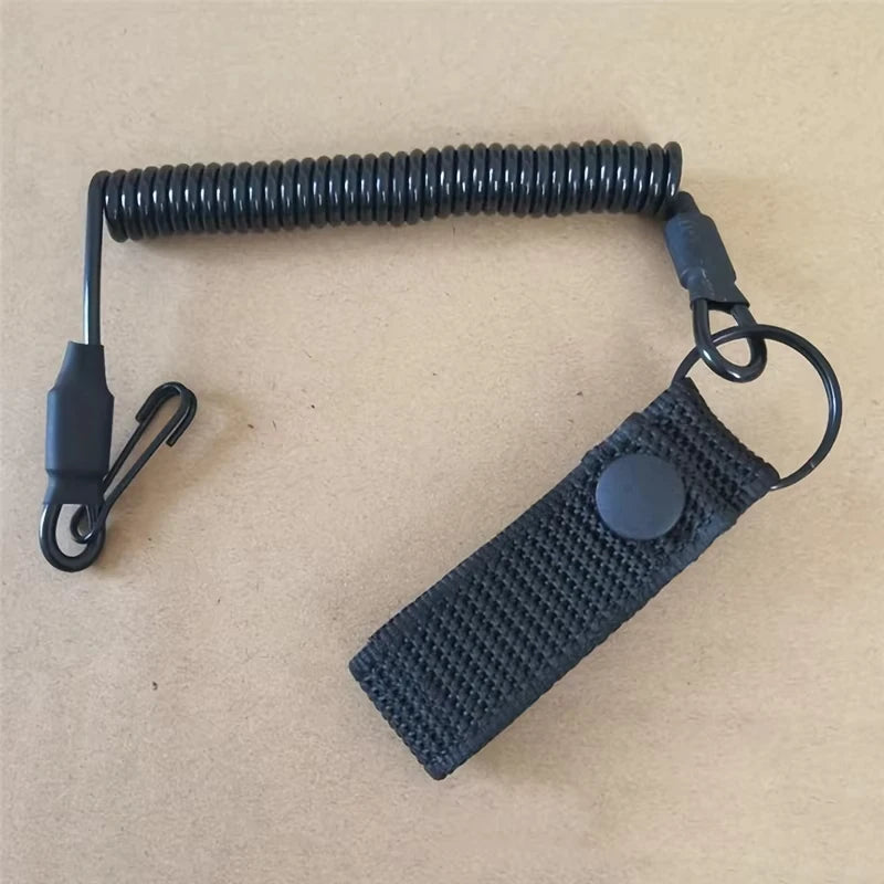 Dragonne Tactique Anti-perte Élastique - Protection Anti-vol, Anti-coupure, avec Mousqueton pour Armes de Poing et Accessoires BLACKBEARD OUTDOOR INDUSTRIES