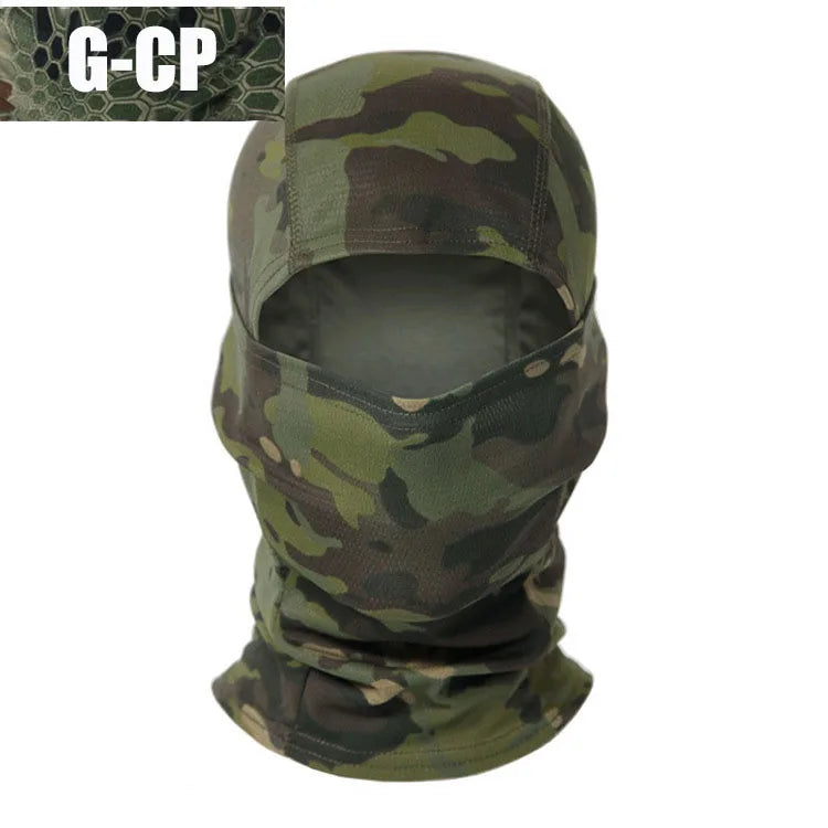 Masque Balaclava Tactique Multicam - Masque Complet de Protection du Visage, Chapeau de Cyclisme et Chasse, Camouflage, Écharpe Balaclava - BLACKBEARD OUTDOOR INDUSTRIES