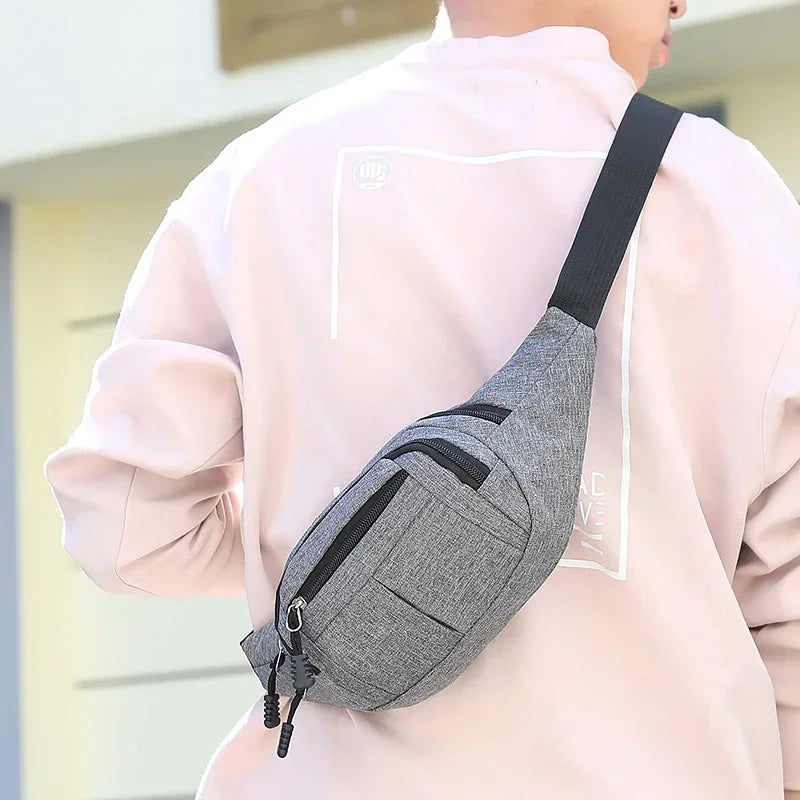 Sac Banane Homme Étanche – Style Coréen, Toile Oxford, Multi-usage - BLACKBEARD OUTDOOR INDUSTRIES