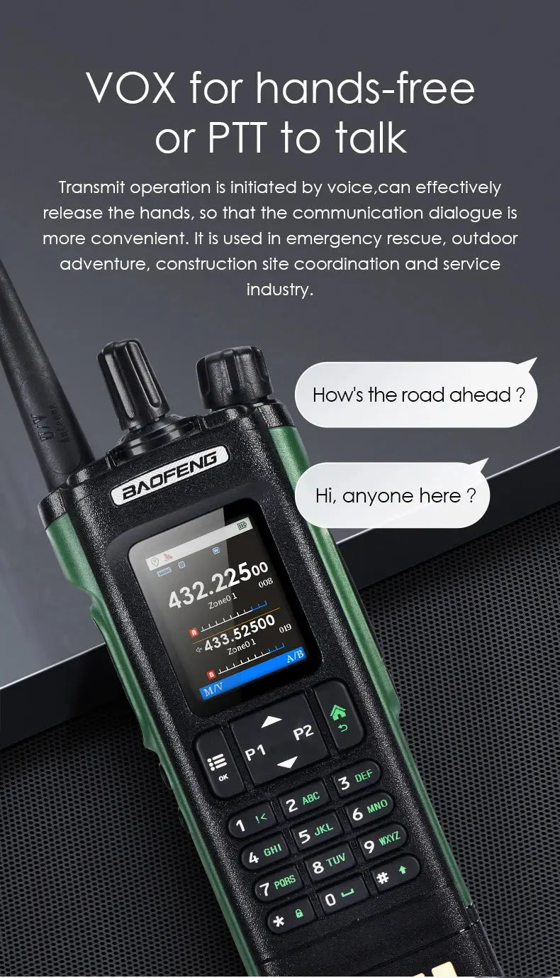 🔊 Talkie-Walkie Baofeng UV-32 – Puissant, Multi-Bande, Programmable via Bluetooth Ma boutique