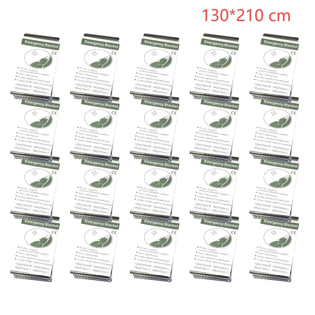 Couverture de Survie d'Urgence – 5/10/20 pièces Couverture d’Isolation Portable, Imperméable et Coupe-Vent pour Camping, Randonnée et Secours Ma boutique
