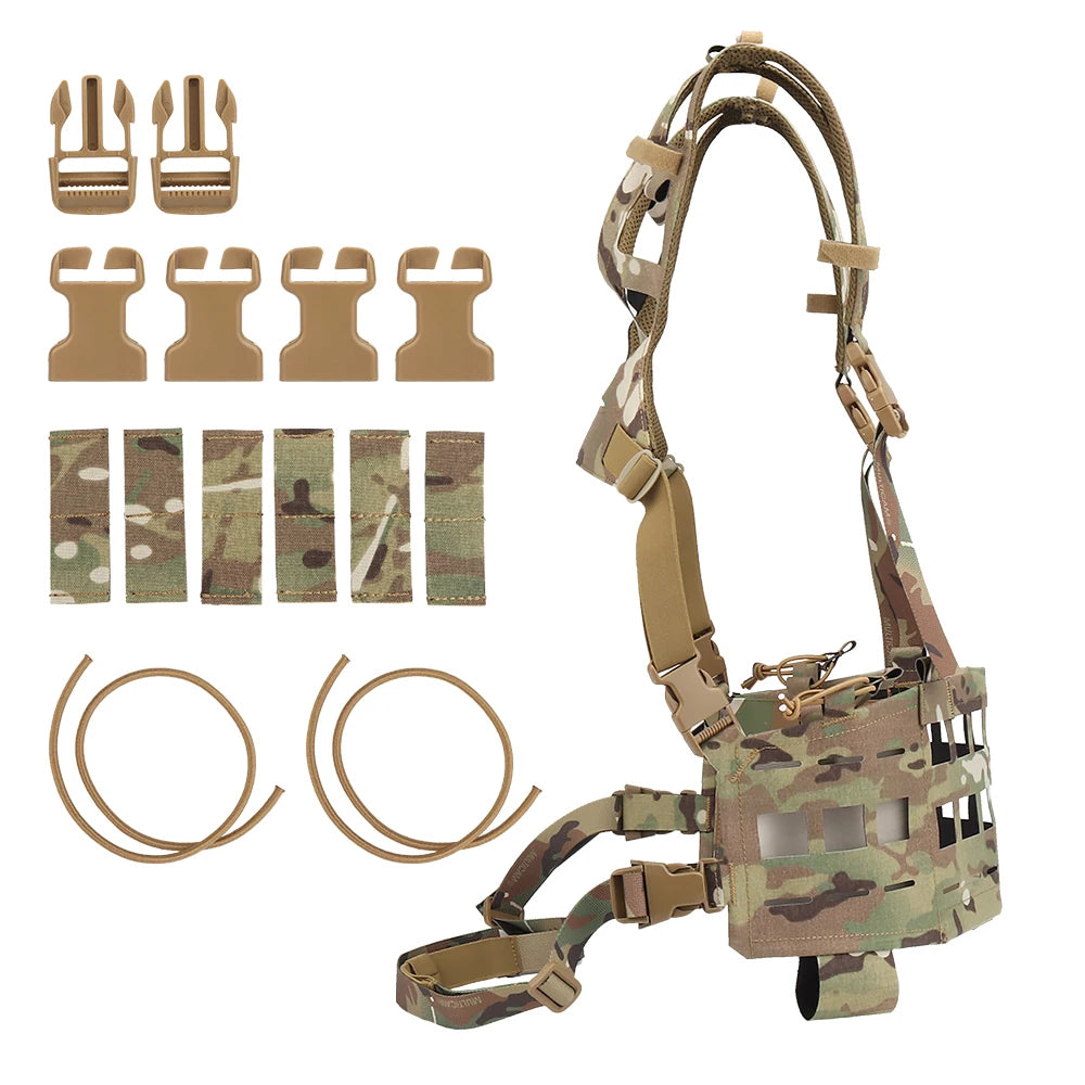 Gilet Tactique SPC - Chest Rig Léger avec Système Molle, Multi-fonction, Convertible, Plateforme de Transport de Charge pour Chasse et Activités Tactiques - BLACKBEARD OUTDOOR INDUSTRIES
