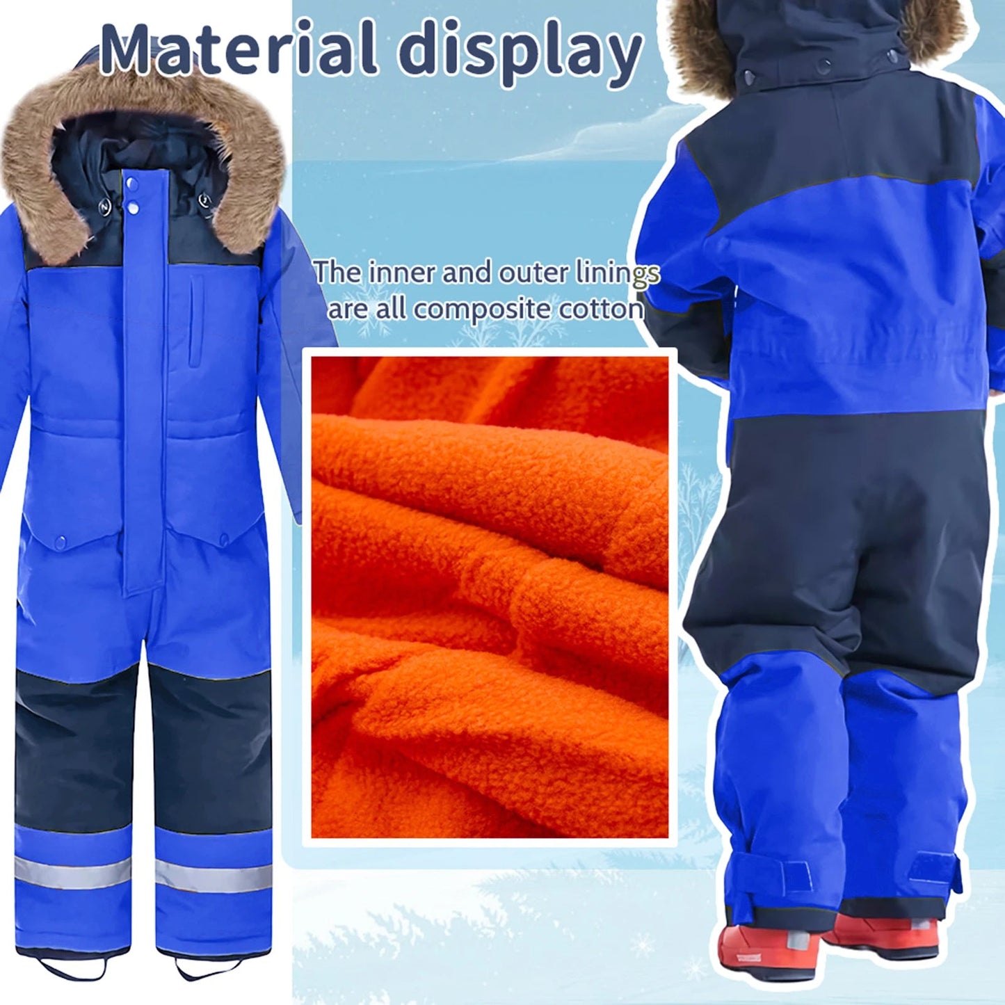 combinaison de ski pour enfants unisexe Ma boutique