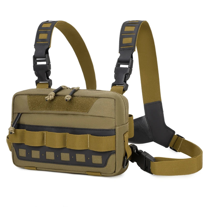Sac tactique compact à porter sur la poitrine – Unisex, avec multiples poches pour un rangement sécurisé des équipements, accessoires et essentiels - BLACKBEARD OUTDOOR INDUSTRIES