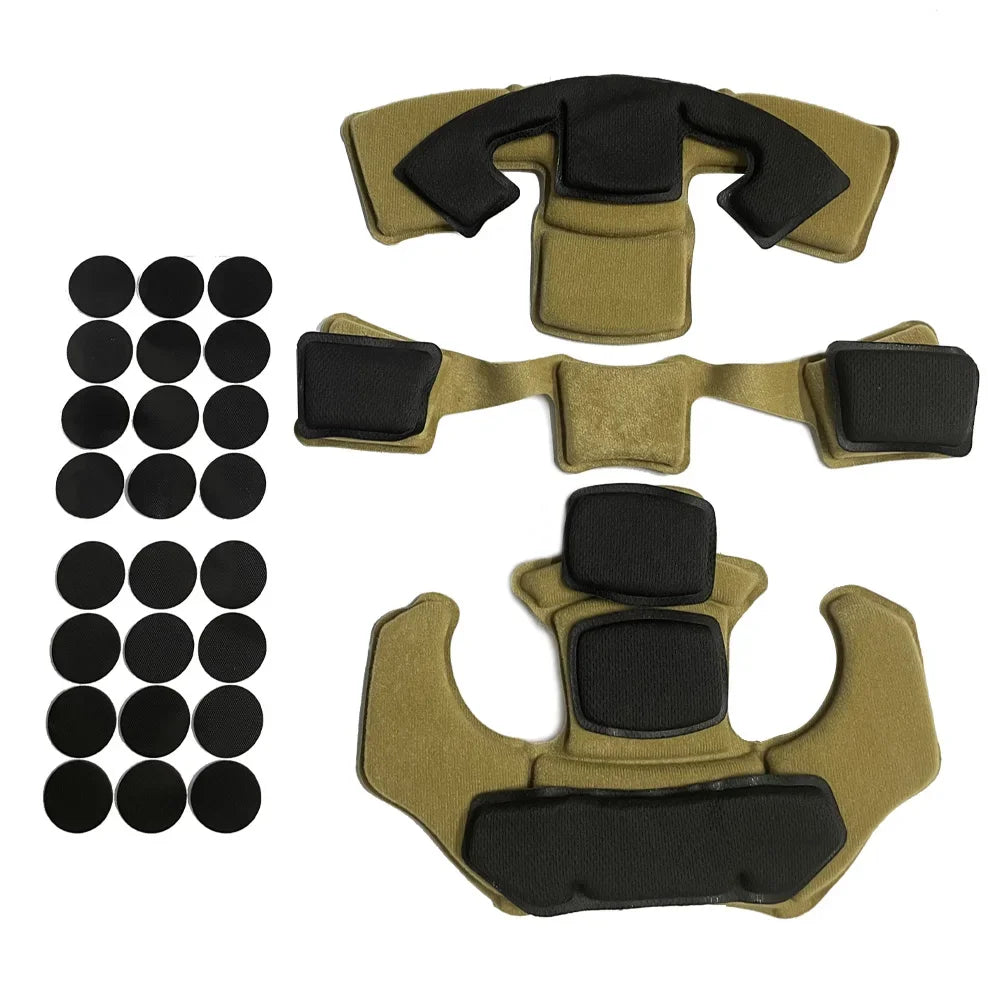 Système de Suspension & Coussinets Mémoire pour Casque Wendy, Fast MICH, ACH Ma boutique