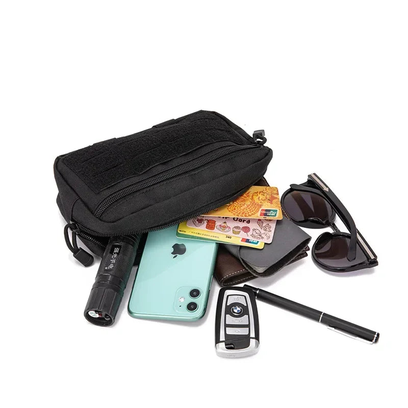 Pochette Tactique MOLLE EDC – Kit de Premiers Secours, Porte-Cellulaire, Sac de Taille Utilitaire – Pour Chasse, Randonnée et Sports de Plein Air - BLACKBEARD OUTDOOR INDUSTRIES