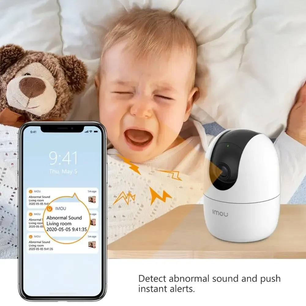 Caméra IP WiFi IMOU Ranger 2 – 4MP Full HD – Détection Humaine IA – Vision Nocturne – 360° – Sécurité Intérieure Ma boutique