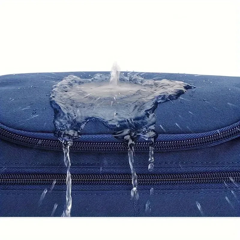 Trousse de Toilette en Cuir PU ou Toile – Grande Capacité & Accroche Murale | Unisexe, Idéale pour les Voyages - BLACKBEARD OUTDOOR INDUSTRIES