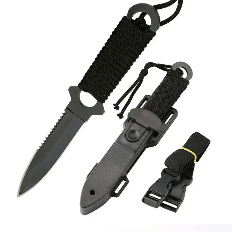 Vusak Stainless Steel Camping Pocket Knife with Scabbard - BLACKBEARD OUTDOOR INDUSTRIES