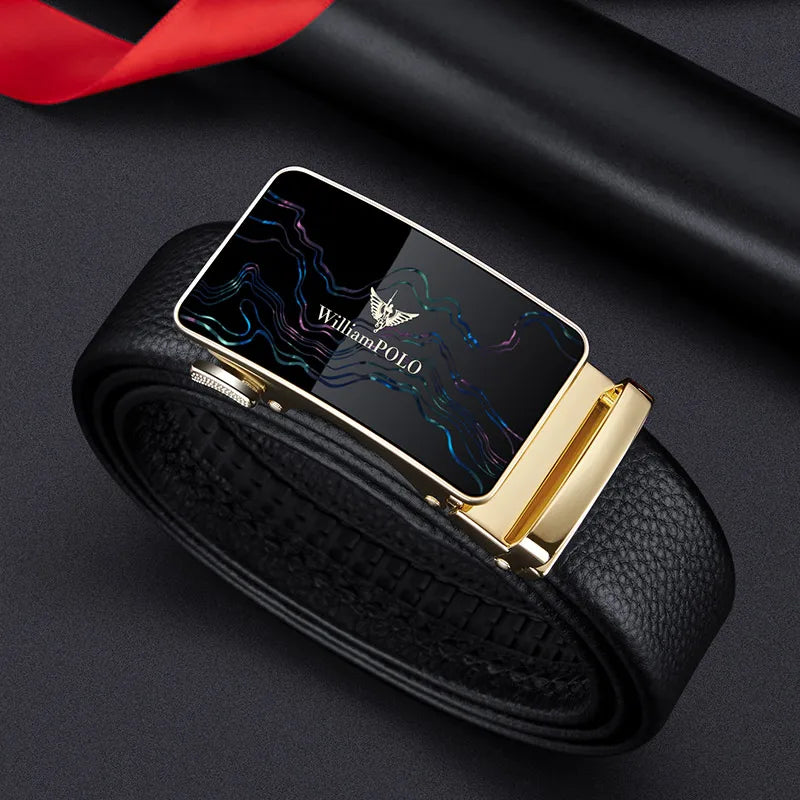 Ceinture en Cuir de Vachette Business WILLIAMPOLO Ma boutique