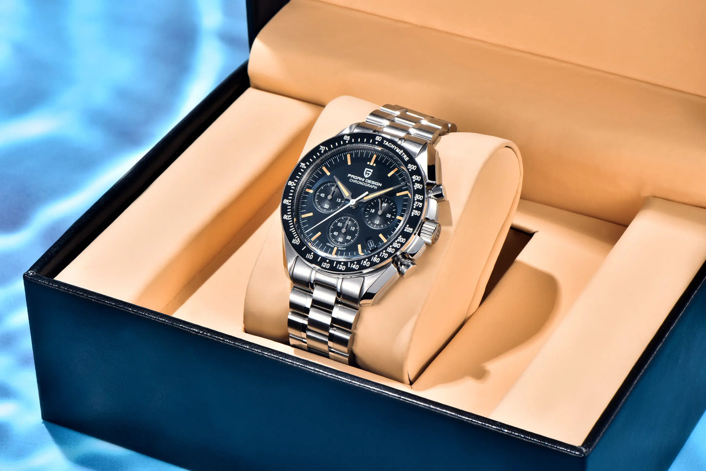 PAGANI DESIGN PD-1701 Moonwatch 2025 – Hommage à la CK2998 – Montre Homme Quartz Chronographe de Luxe - BLACKBEARD OUTDOOR INDUSTRIES