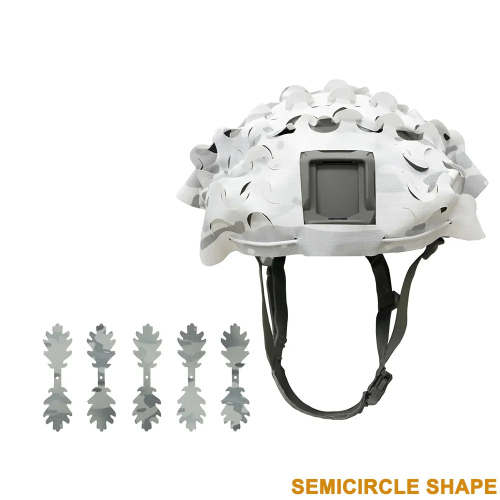 Housse de Casque Airsoft 3D Camo avec Découpe Laser en Forme de Feuilles Ma boutique