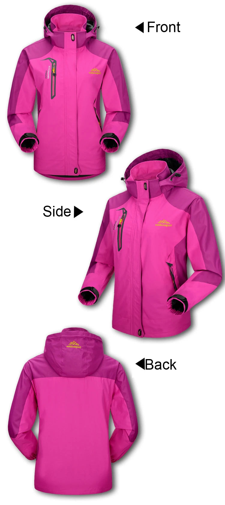 Ensemble Veste & Pantalon de Randonnée Femme TRVLWEGO | Imperméable 20000MM | Coupe-Vent | Outdoor Camping Trekking - BLACKBEARD OUTDOOR INDUSTRIES