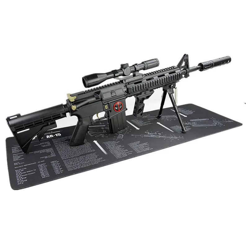 Tapis de Nettoyage pour Arme – Tapis d'Armurier avec Schéma Technique | CLUSGO - BLACKBEARD OUTDOOR INDUSTRIES