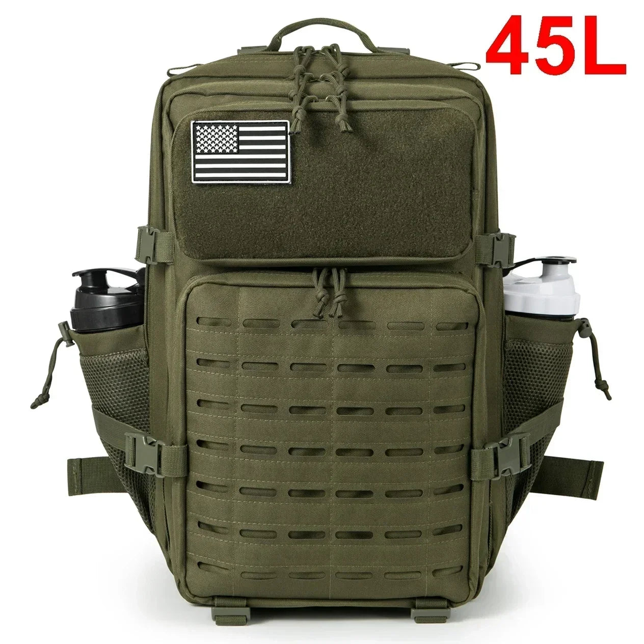 Sac à Dos Tactique Outdoor 25L/45L – Laser Cut MOLLE, Rucksack Polyvalent pour Homme et Femme - BLACKBEARD OUTDOOR INDUSTRIES