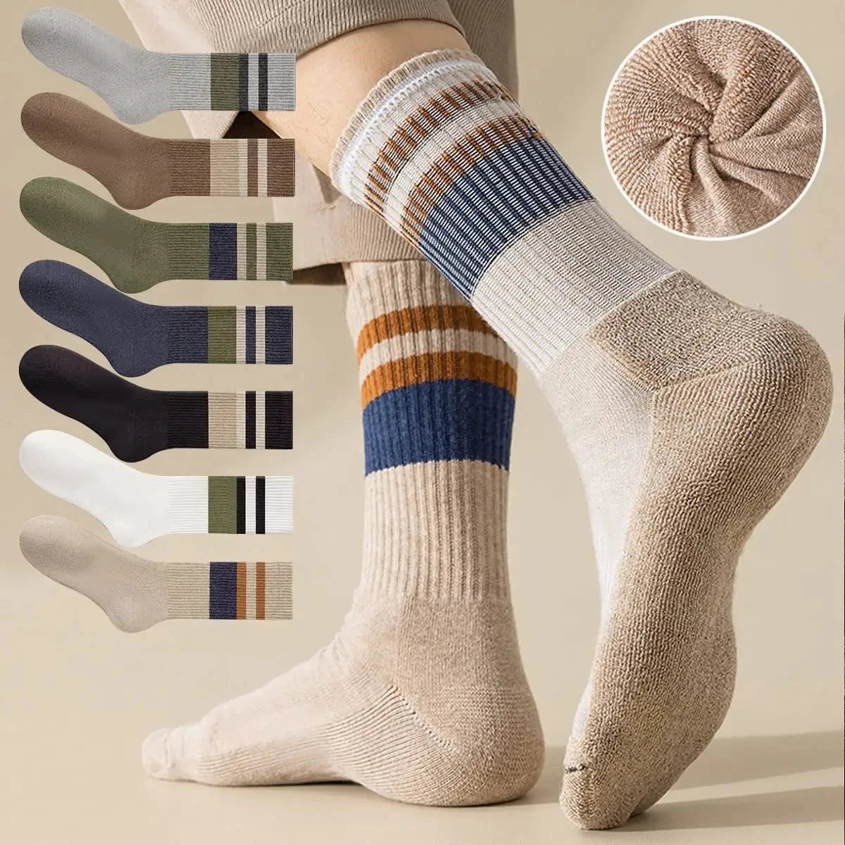 Chaussettes Respirantes unisexe - Fibre de Bambou, Absorption de Transpiration, Déodorantes et Confortables - BLACKBEARD OUTDOOR INDUSTRIES