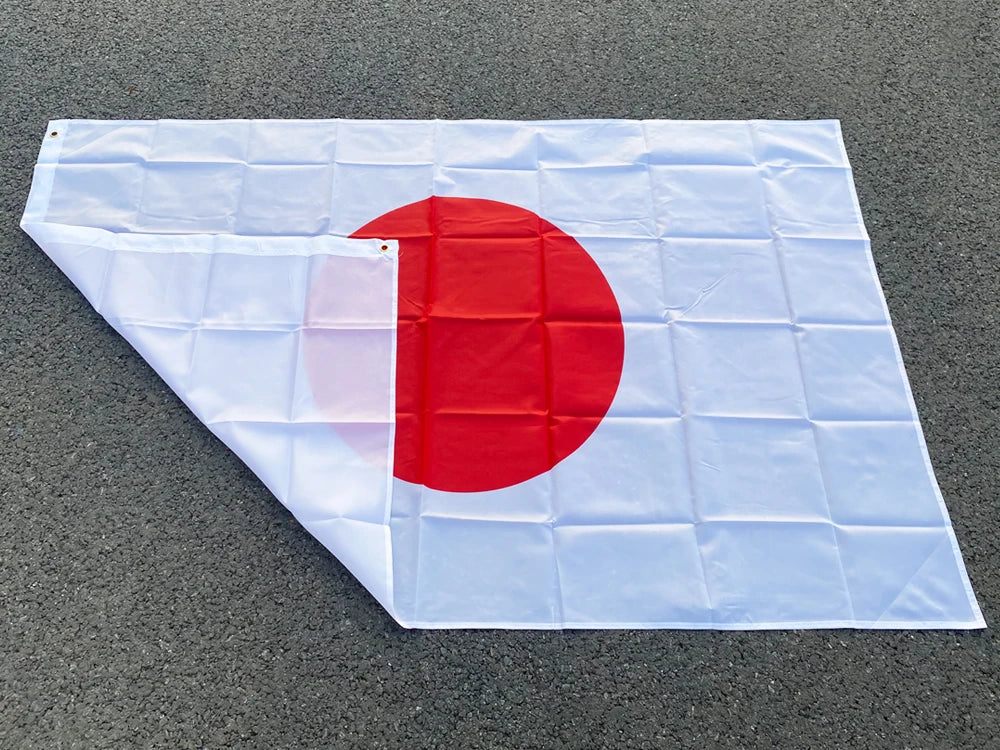 Drapeau National du Japon – 3x5 Pieds (90x150 cm) – Bannière de Haute Qualité en Polyester – Décoration Intérieure et Extérieure – Sans Mât BLACKBEARD OUTDOOR INDUSTRIES