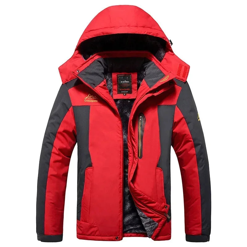 Parka Hiver Homme 2024 - Veste Chaude Imperméable avec Capuche Amovible | Coupe-Vent Militaire Fleece Jusqu’au 9XL - BLACKBEARD OUTDOOR INDUSTRIES