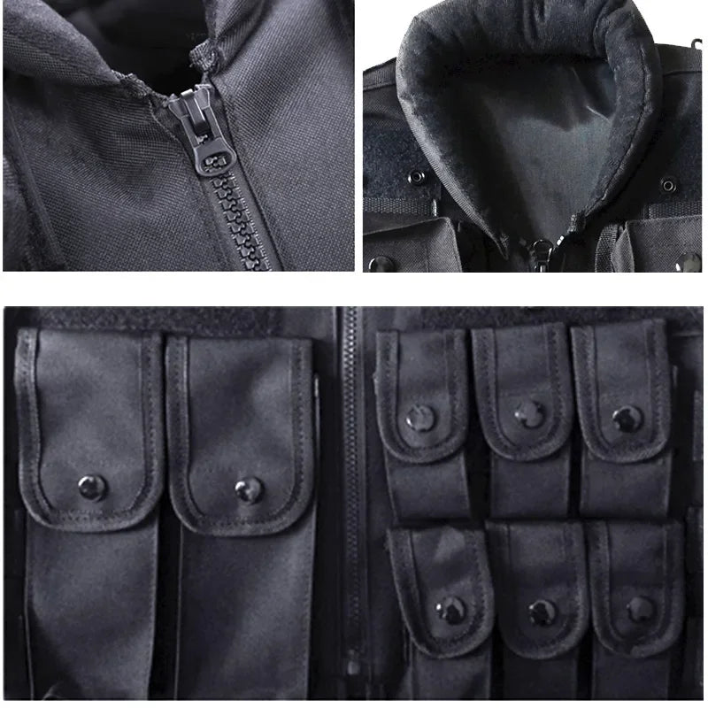 Gilet Tactique d’Intervention Type SWAT / SAS – Modèle Adulte & Enfant Ma boutique