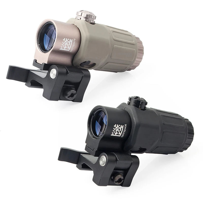 Magnifier Tactique Eotech G33 / G43 / G45 — Grossissement Fixe 3X ou 5X avec Monture QD Switch to Side - BLACKBEARD OUTDOOR INDUSTRIES